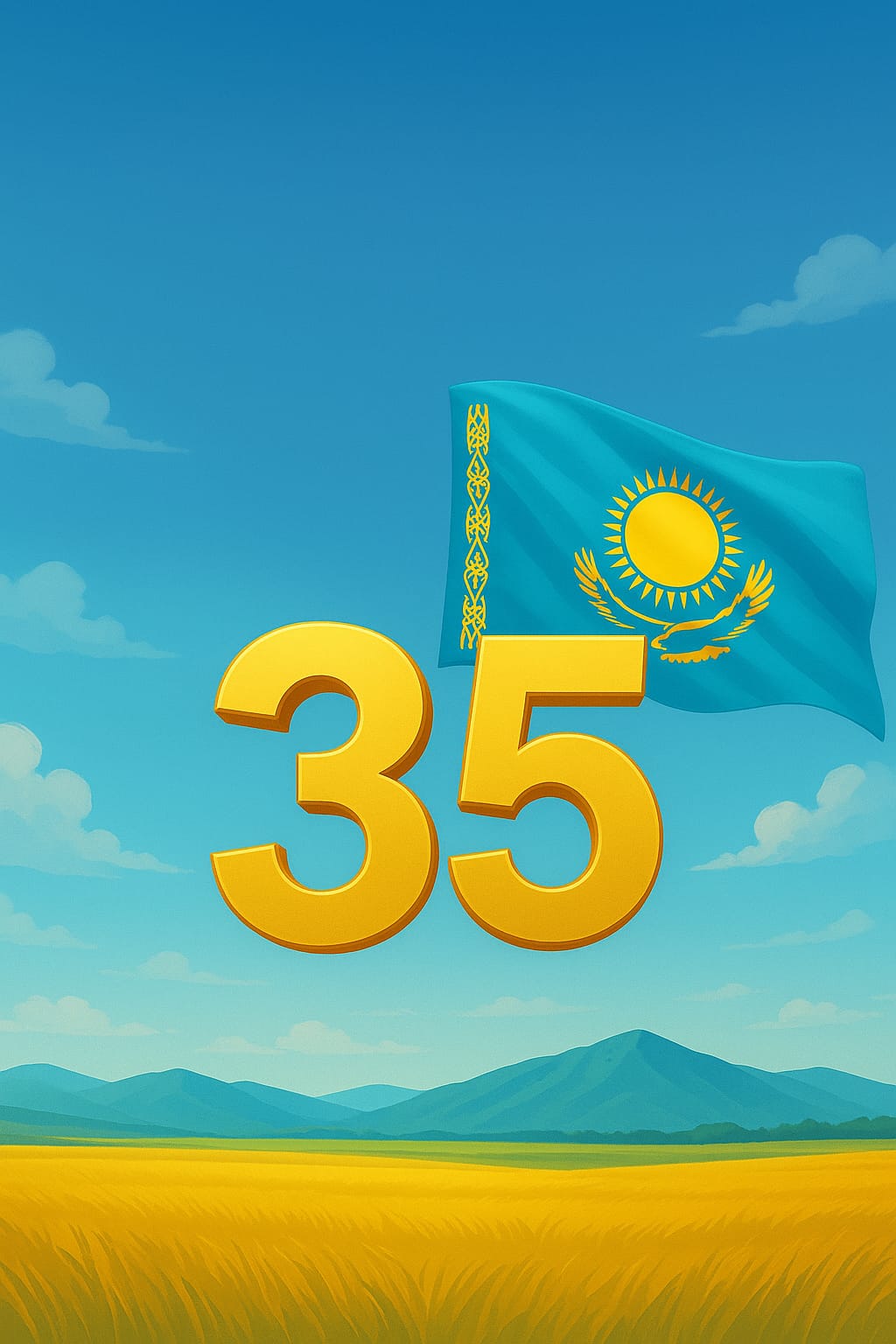 Егемендіктің 35 жылдығын кеңінен насихаттау мақсатында білім беру ұйымының ресми сайтында арнайы бет құрылды